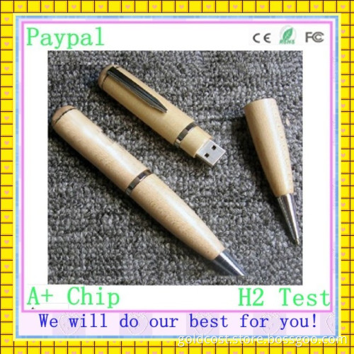 Hot Selll Paypal Payment Wooden USB Pen (GC-W88)